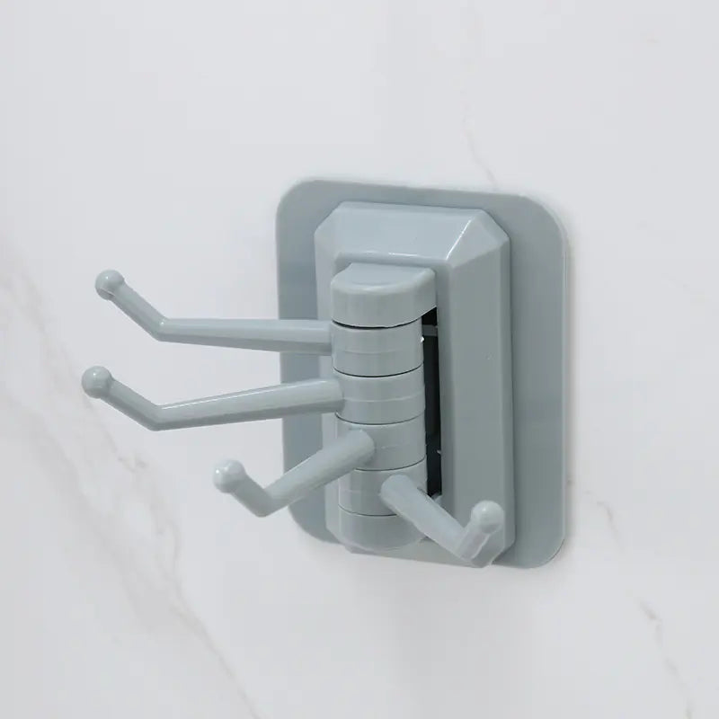 Rotating Multifunctional Sticky Hook Wall Shelf Canada
