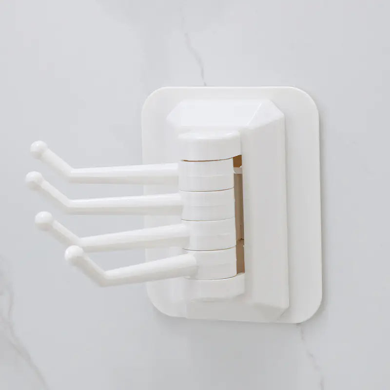 Rotating Multifunctional Sticky Hook Wall Shelf Canada