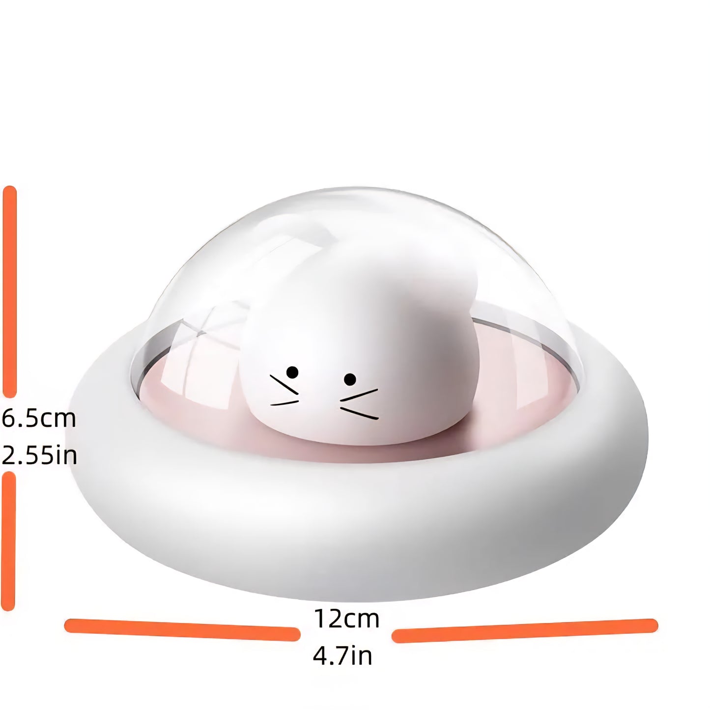 1pc LED Nursery UFO Night Light - Cute Silicone Baby Lamp. Canada