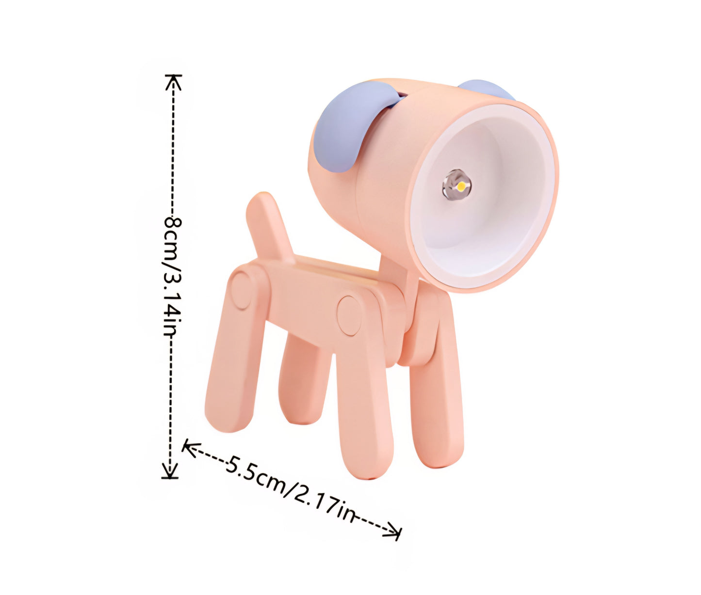 Illuminate your space with the adorable 1pc Adjustable Puppy Reading Light. This charming desk lamp features a cute stick dog design, perfect for adding a touch of whimsy to any room. Canada
