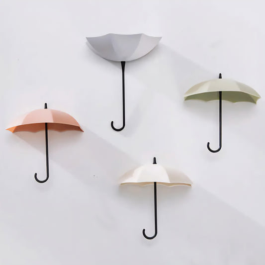 Colorful Umbrella Shape Key Hanger Wall Decor Hook