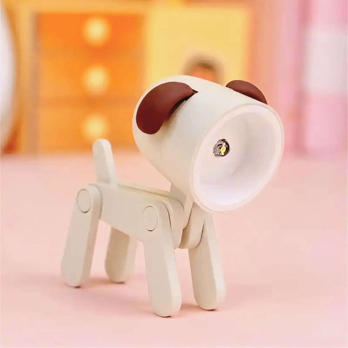 Illuminate your space with the adorable 1pc Adjustable Puppy Reading Light. This charming desk lamp features a cute stick dog design, perfect for adding a touch of whimsy to any room. Canada