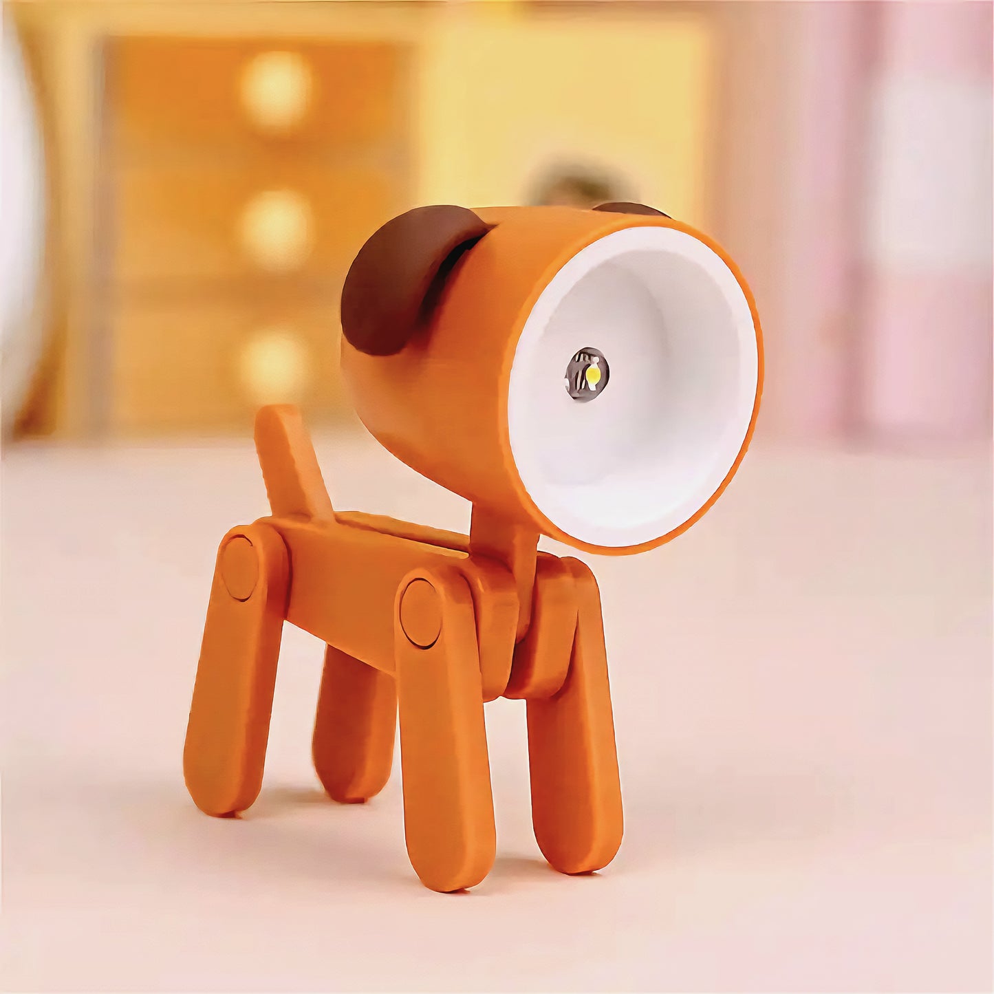 Illuminate your space with the adorable 1pc Adjustable Puppy Reading Light. This charming desk lamp features a cute stick dog design, perfect for adding a touch of whimsy to any room. Canada