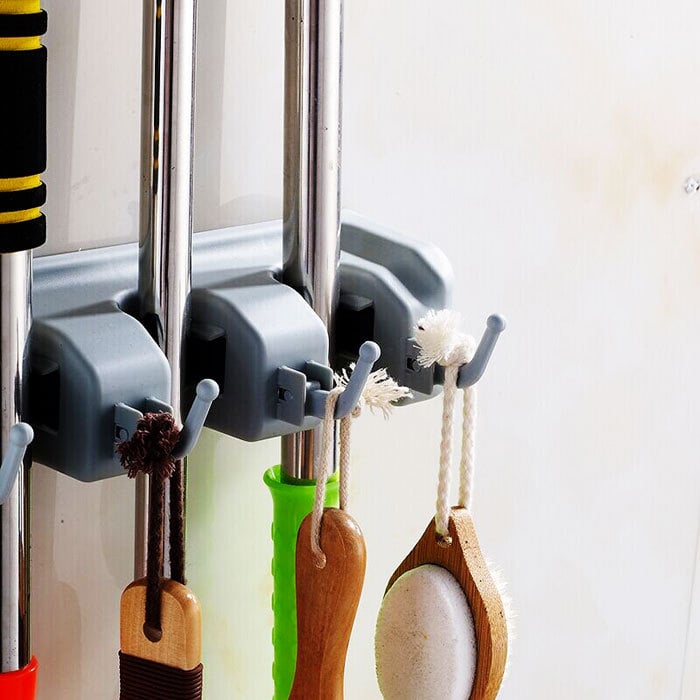 Multifunctional Mop Hook and Broom Hanger