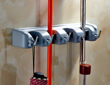 Multifunctional Plastic Mop Hook and Broom Hanger Canada 