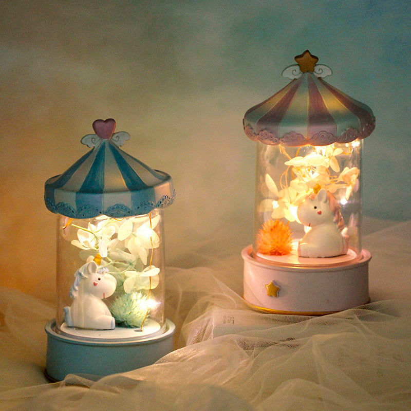 Unicorn - Light Music Box