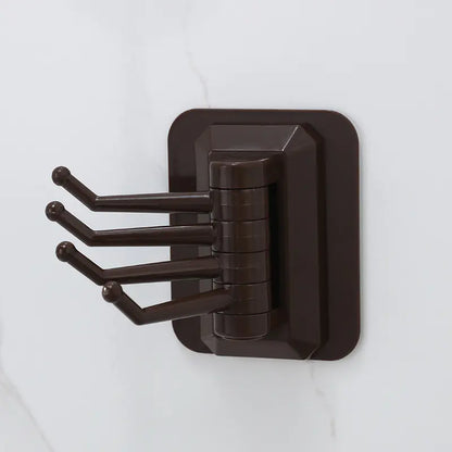 Rotating Multifunctional Sticky Hook Wall Shelf Canada 