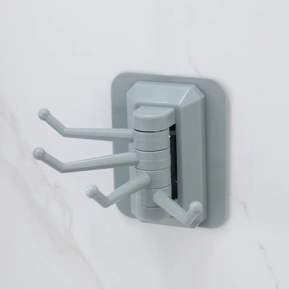Rotating Multifunctional Sticky Hook Wall Shelf Canada 