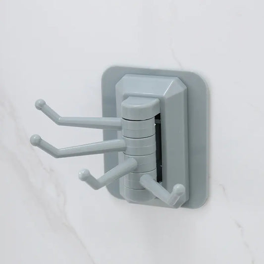 Rotating Multifunctional Sticky Hook Wall Shelf Canada 