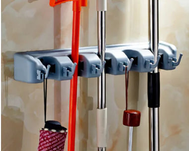 Multifunctional Plastic Mop Hook and Broom Hanger Canada 