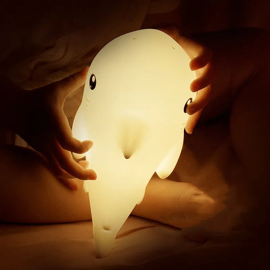 Dive into the beauty of the ocean with the Shark Lamp, a stunning and creative LED night light inspired by marine life. This unique lamp combines functionality and artistry, making it the perfect addition to your home decor or a thoughtful gift for ocean enthusiasts of all ages.