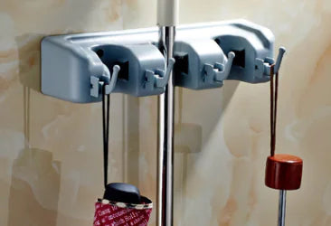 Multifunctional Plastic Mop Hook and Broom Hanger Canada