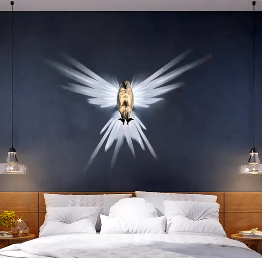 Illuminate your home with the charming Owl & Eagle Glow Wall Light, a perfect blend of functionality and modern design. CANADA 