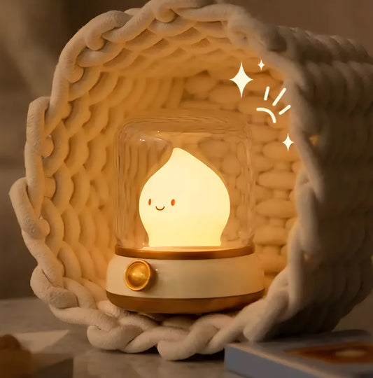 The Retro Small Night Lamp is a charming, mini LED lamp perfect for adding a cozy ambiance to any space. With its cute, cartoon-inspired design and USB rechargeable feature, this portable lamp is ideal for bedrooms, desktops, coffee bars, and hotel decor. Its compact size and creative style make it a delightful addition to any home. Canada 