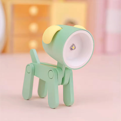 Illuminate your space with the adorable 1pc Adjustable Puppy Reading Light. This charming desk lamp features a cute stick dog design, perfect for adding a touch of whimsy to any room. Canada 