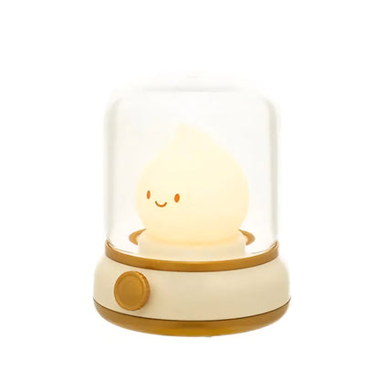 The Retro Small Night Lamp is a charming, mini LED lamp perfect for adding a cozy ambiance to any space. With its cute, cartoon-inspired design and USB rechargeable feature, this portable lamp is ideal for bedrooms, desktops, coffee bars, and hotel decor. Its compact size and creative style make it a delightful addition to any home. Canada 