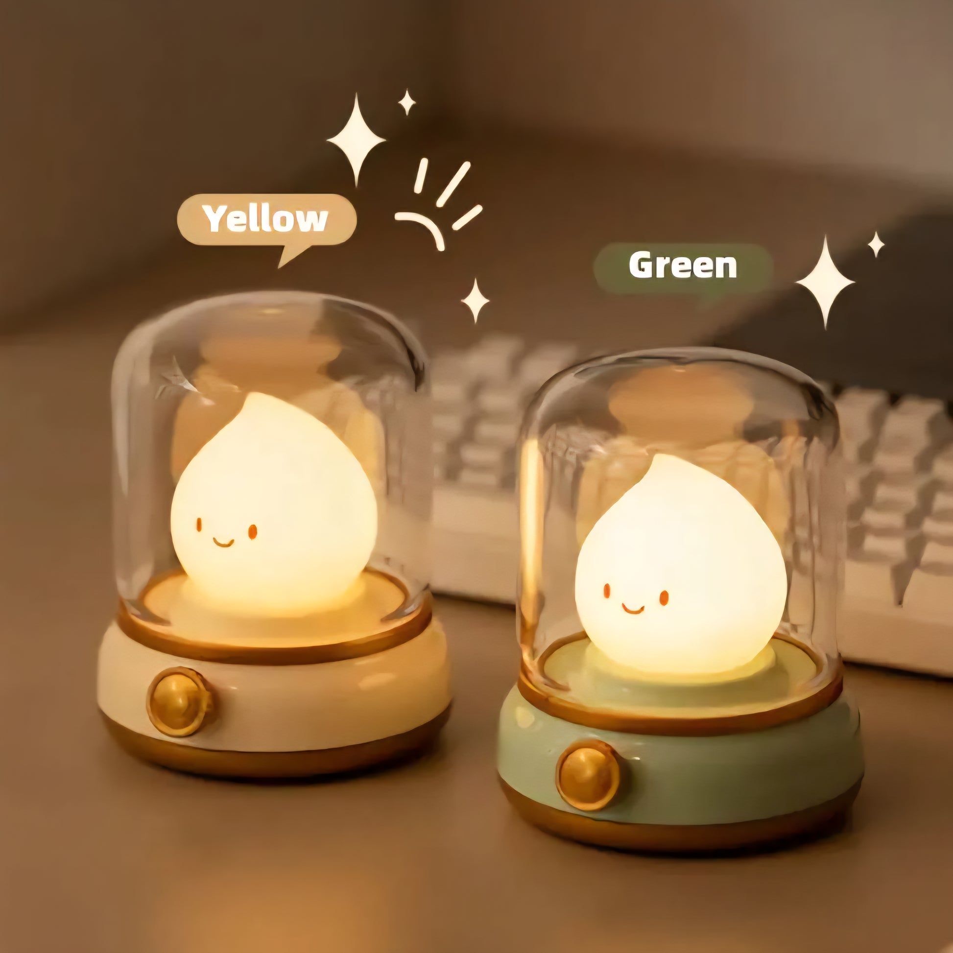 The Retro Small Night Lamp is a charming, mini LED lamp perfect for adding a cozy ambiance to any space. With its cute, cartoon-inspired design and USB rechargeable feature, this portable lamp is ideal for bedrooms, desktops, coffee bars, and hotel decor. Its compact size and creative style make it a delightful addition to any home. Canada 