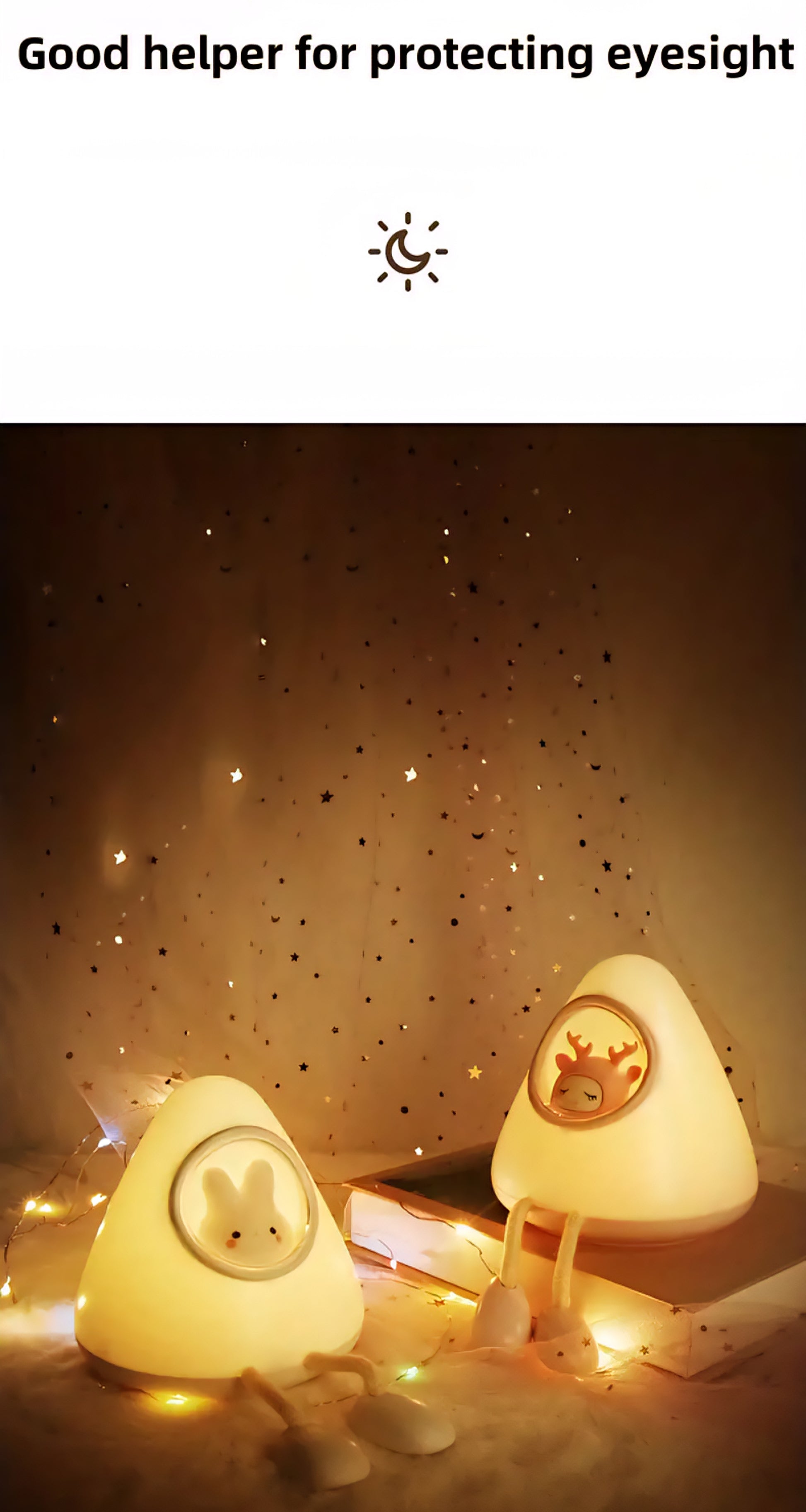 Transform your child's bedroom into a magical space with our adorable night light. This delightful lamp, available in charming styles like Bunny and Deer, is perfect for creating a soothing atmosphere for your little ones at bedtime. Canada 