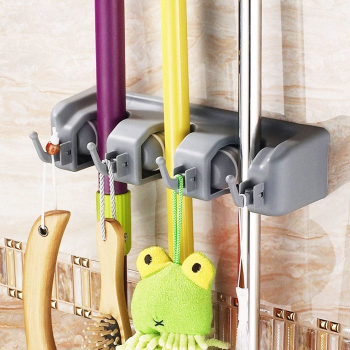 Multifunctional Mop Hook and Broom Hanger